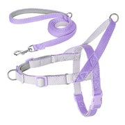 adjustable no-pull dog harness and leash set, view 3 - MRSLM