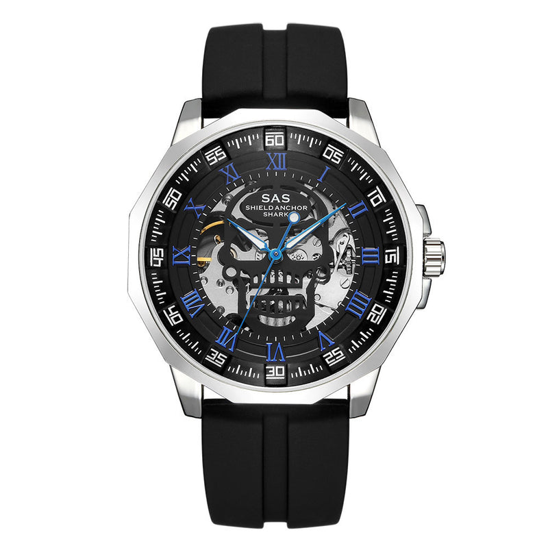 Men's hollow mechanical watch, view 8 - MRSLM
