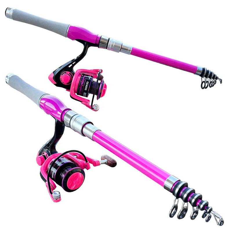 telescopic fishing rod and reel combo, view 10 - MRSLM