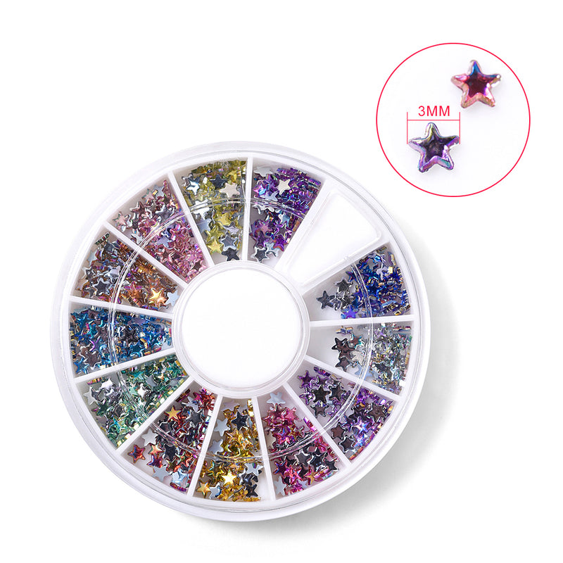 star shaped nail art rhinestones, view 6 - MRSLM
