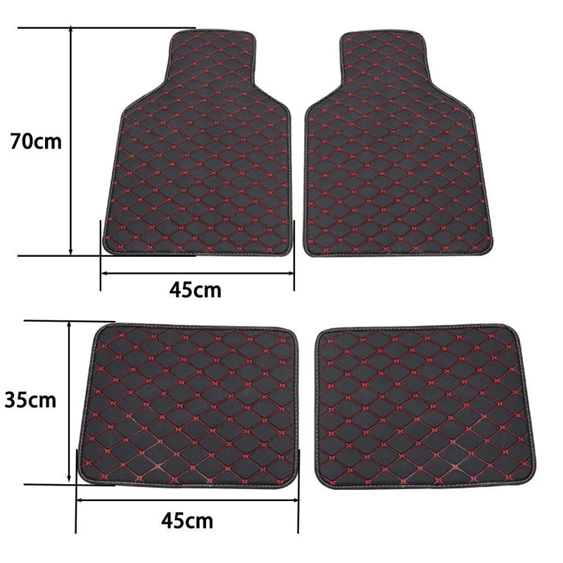 waterproof leather car floor mats, view 11 - MRSLM