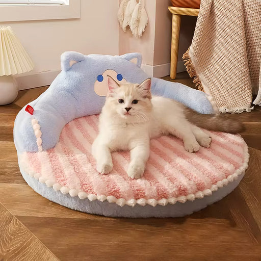 cozy bear-shaped cat sofa mat - MRSLM