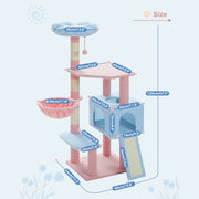 47-inch flower cat tree, view 10 - MRSLM
