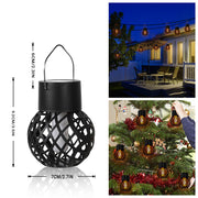 Solar LED flame lantern, view 7 - MRSLM