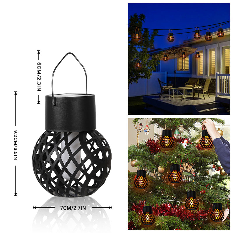Solar LED flame lantern, view 7 - MRSLM