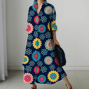 women's loose printed dress, view 12 - MRSLM