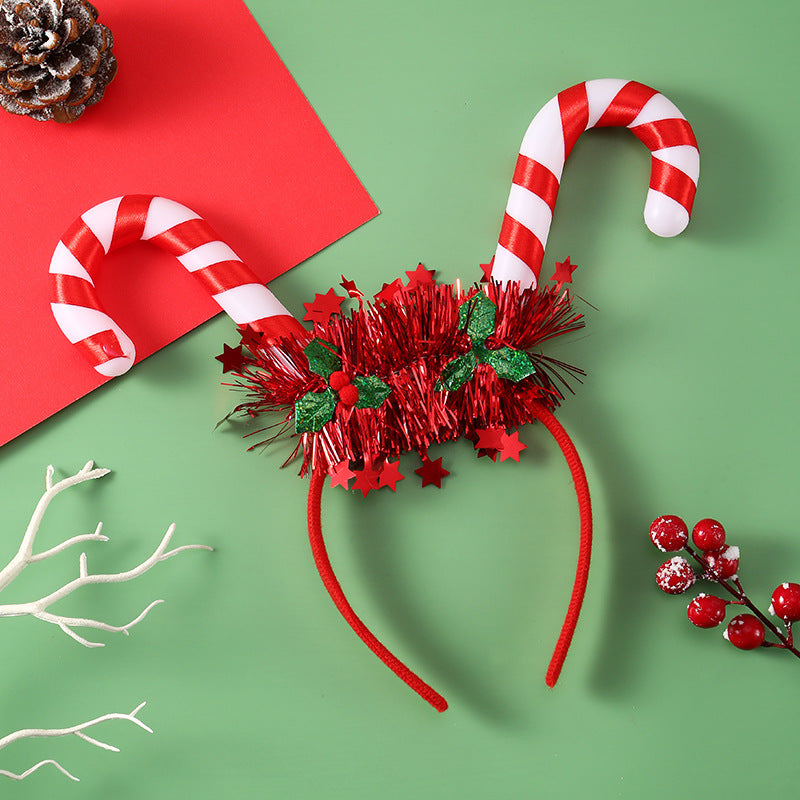 Christmas light-up headband, view 7 - MRSLM