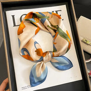 100% silk square scarf for women, view 6 - MRSLM