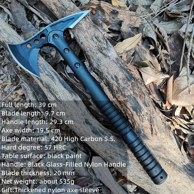 Double-bit camping axe, view 2 - MRSLM