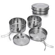 Stainless steel camping cookware set - MRSLM