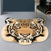 tiger head tufted rug - MRSLM