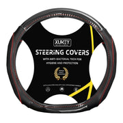 flat bottom D-shape steering wheel cover, view 4 - MRSLM