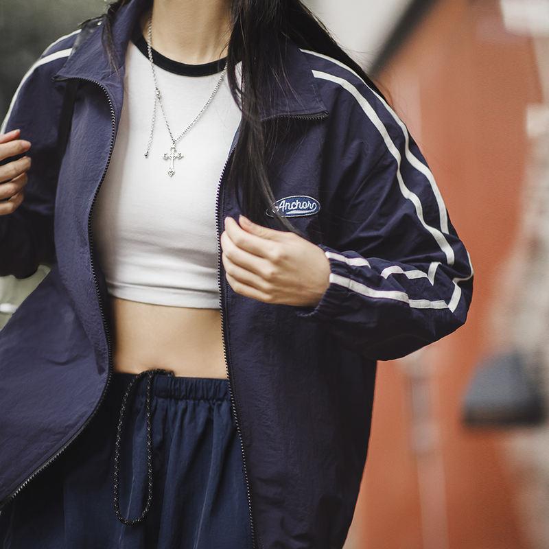 women's vintage thin jacket, view 3 - MRSLM