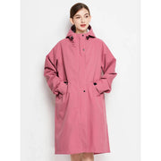 women's waterproof hooded rain jacket, view 7 - MRSLM