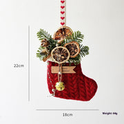 Knitted Christmas stocking decoration, view 6 - MRSLM