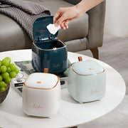 compact pressing desktop trash can, view 5 - MRSLM