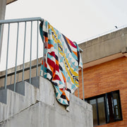 bohemian knitted cotton blanket, view 7 - MRSLM
