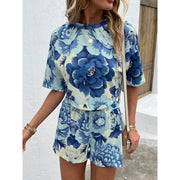 casual tie-dye loose loungewear two-piece set, view 10 - MRSLM