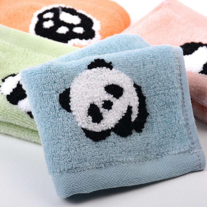 cartoon panda jacquard cotton baby face towel, view 13 - MRSLM