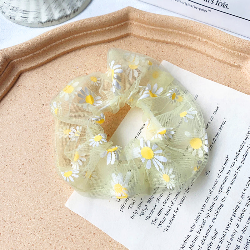 embroidery daisy elastic hair bands, view 12 - MRSLM