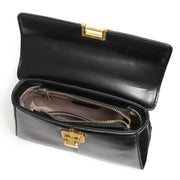 leather crossbody bag with scarf, view 8 - MRSLM
