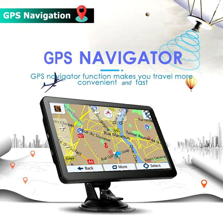 7/5 Inch Car GPS Navigation Touch Screen 256MB+8G HD Car GPS Navigator EU AU US FM Vehicle GPS Navigators Automotive Accessories