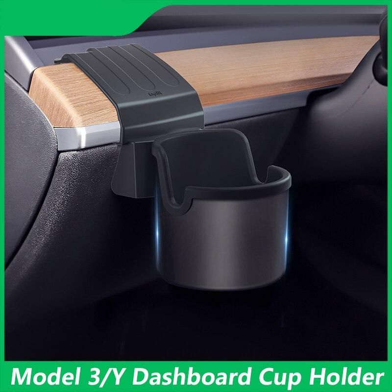 Dashboard Organizer and Water Cup Holder for Tesla Model 3/Y