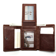 men's ultra-thin leather wallet, view 4 - MRSLM