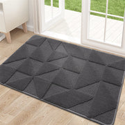 geometric non-slip door mat, view 3 - MRSLM