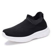 Striped slip-on flat sneakers, view 7 - MRSLM