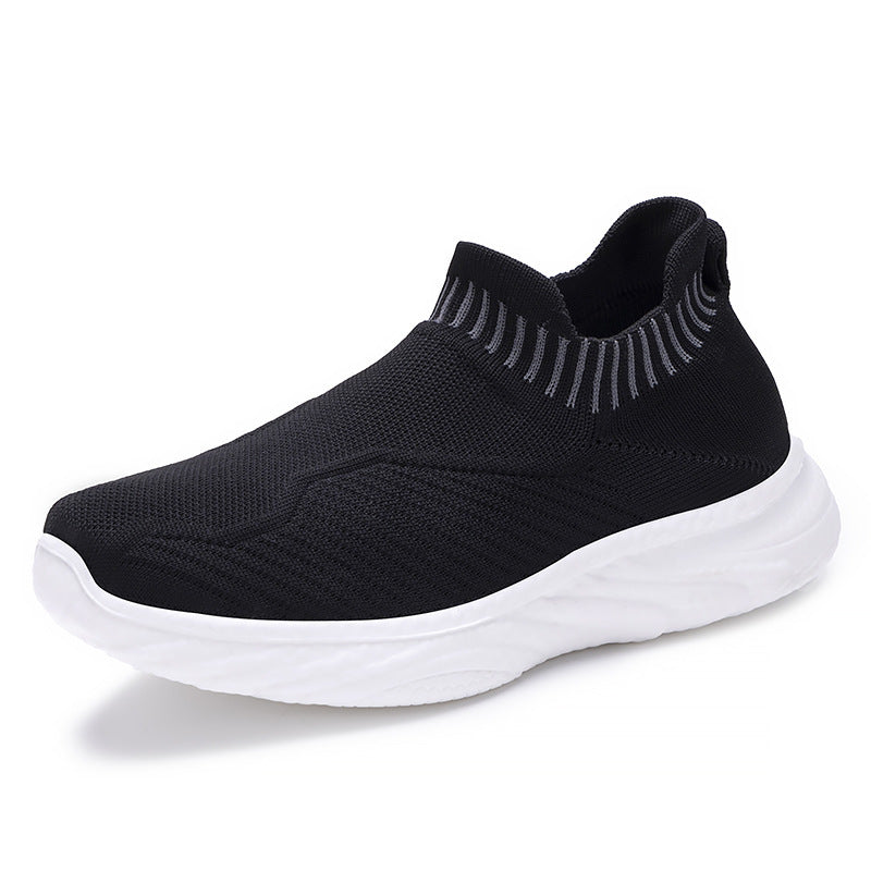 Striped slip-on flat sneakers, view 7 - MRSLM
