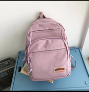 women's multi-layer nylon school backpack, view 8 - MRSLM