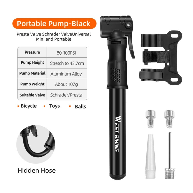 mini bike pump, view 3 - MRSLM