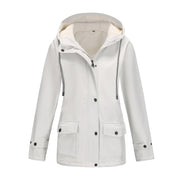 women's fleece-lined waterproof anorak jacket, view 10 - MRSLM