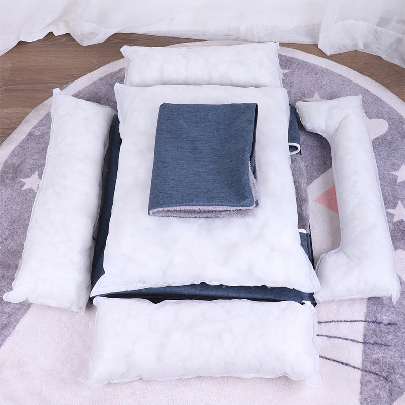 fluffy washable dog bed, view 6 - MRSLM