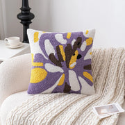modern geometric tufted embroidered cushion cover, view 7 - MRSLM