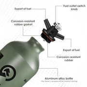 aluminum fuel bottle, view 10 - MRSLM