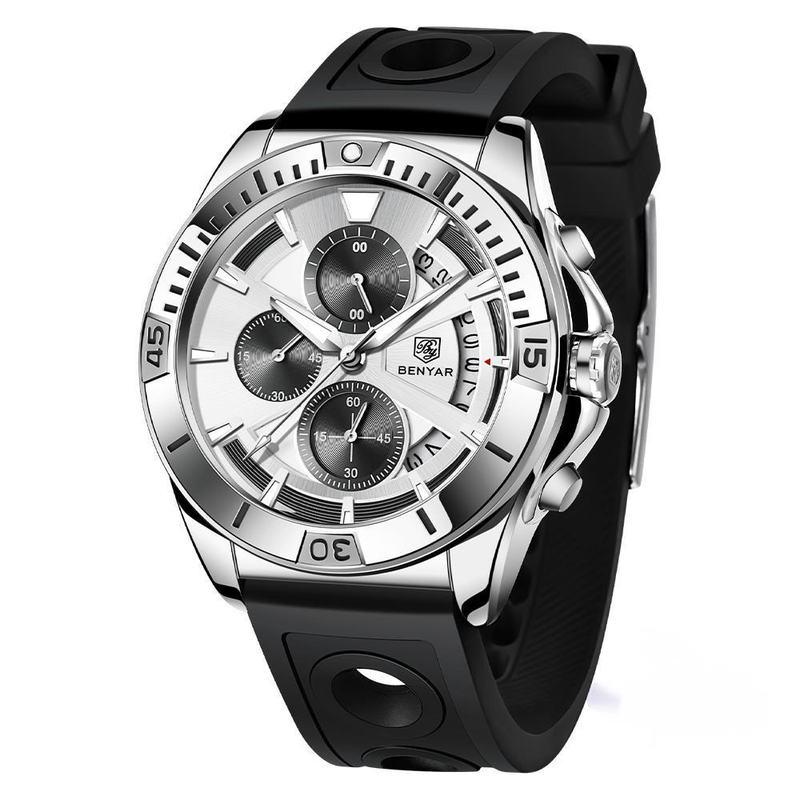 men's sports quartz watch, view 4 - MRSLM