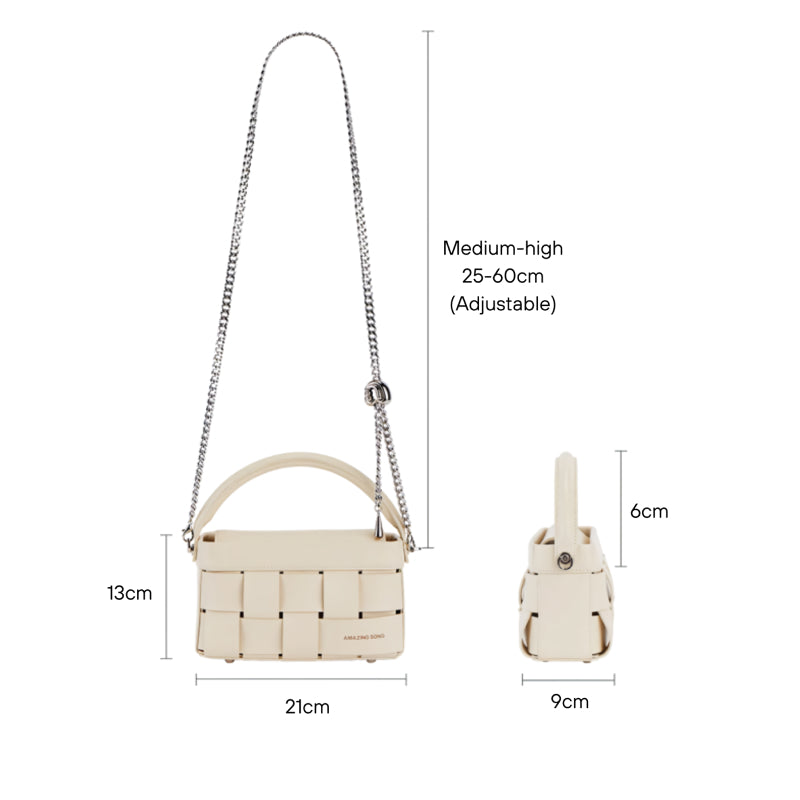 Woven crossbody bag, view 10 - MRSLM