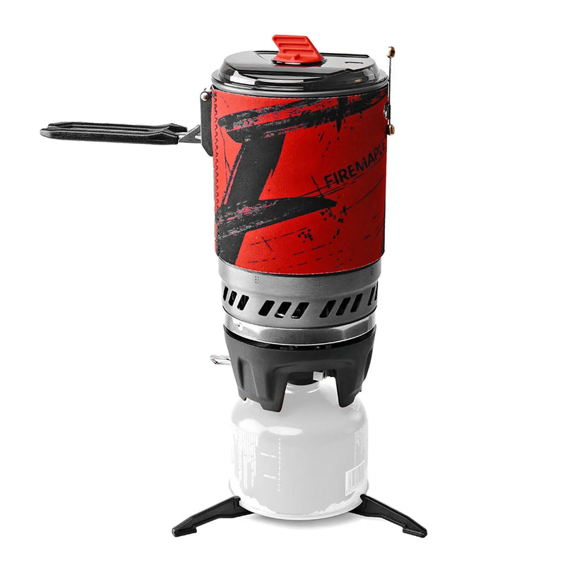 Portable camping stove system, view 2 - MRSLM