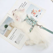 adjustable cat harness and leash set, view 11 - MRSLM
