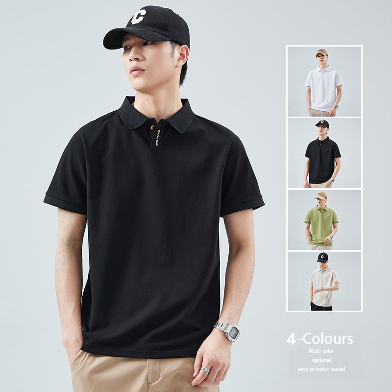 men's loose lapel polo shirt - MRSLM