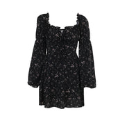 floral long sleeve dress, view 5 - MRSLM