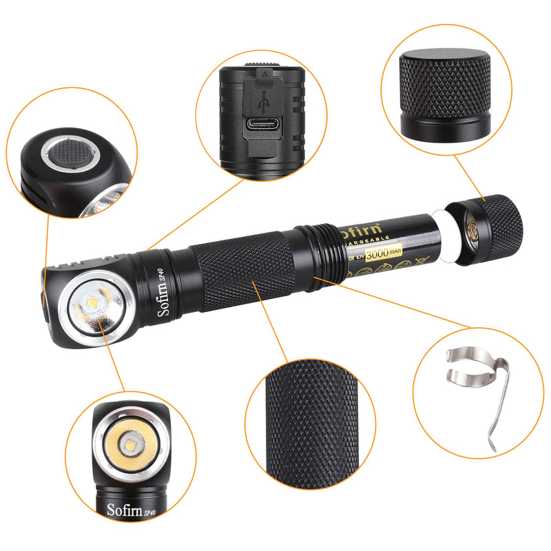 1200 lumen LED headlamp, view 8 - MRSLM