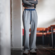 women's contrast drawstring sweatpants, view 6 - MRSLM