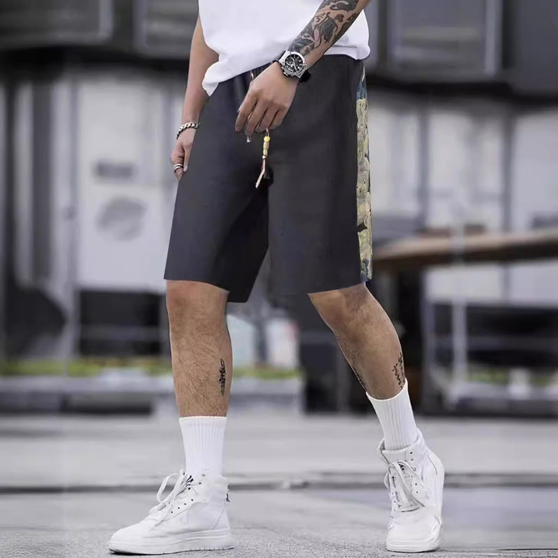 Men's casual breathable shorts, view 3 - MRSLM