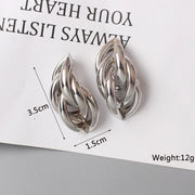 Geometric statement earrings, view 6 - MRSLM