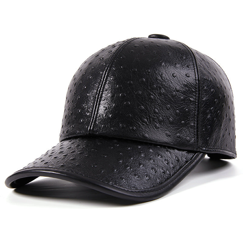 Men's cowhide baseball hat, view 7 - MRSLM