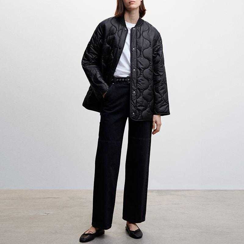 women's quilted padded coat, view 3 - MRSLM
