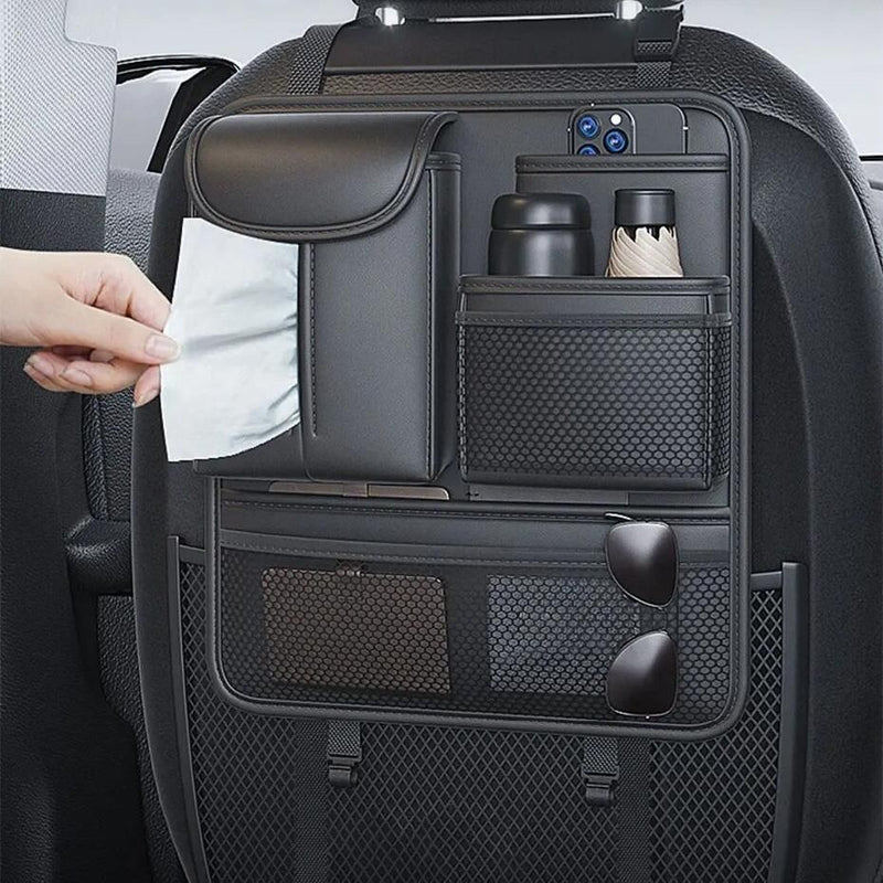 Car seat back organizer with multi-pockets - MRSLM